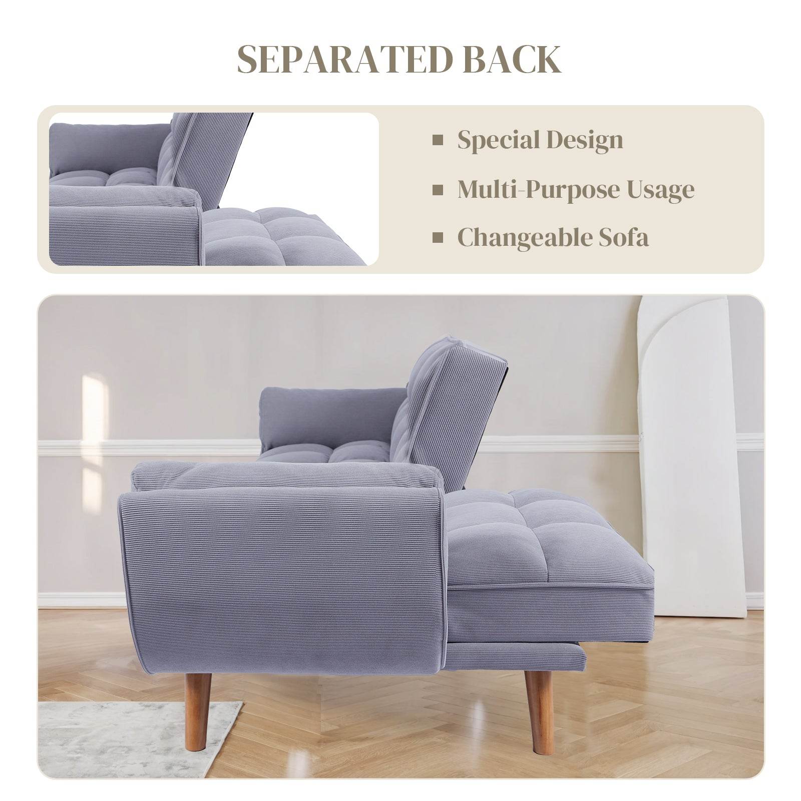 MyDepot Sofa Bed
SEPARATED BACK