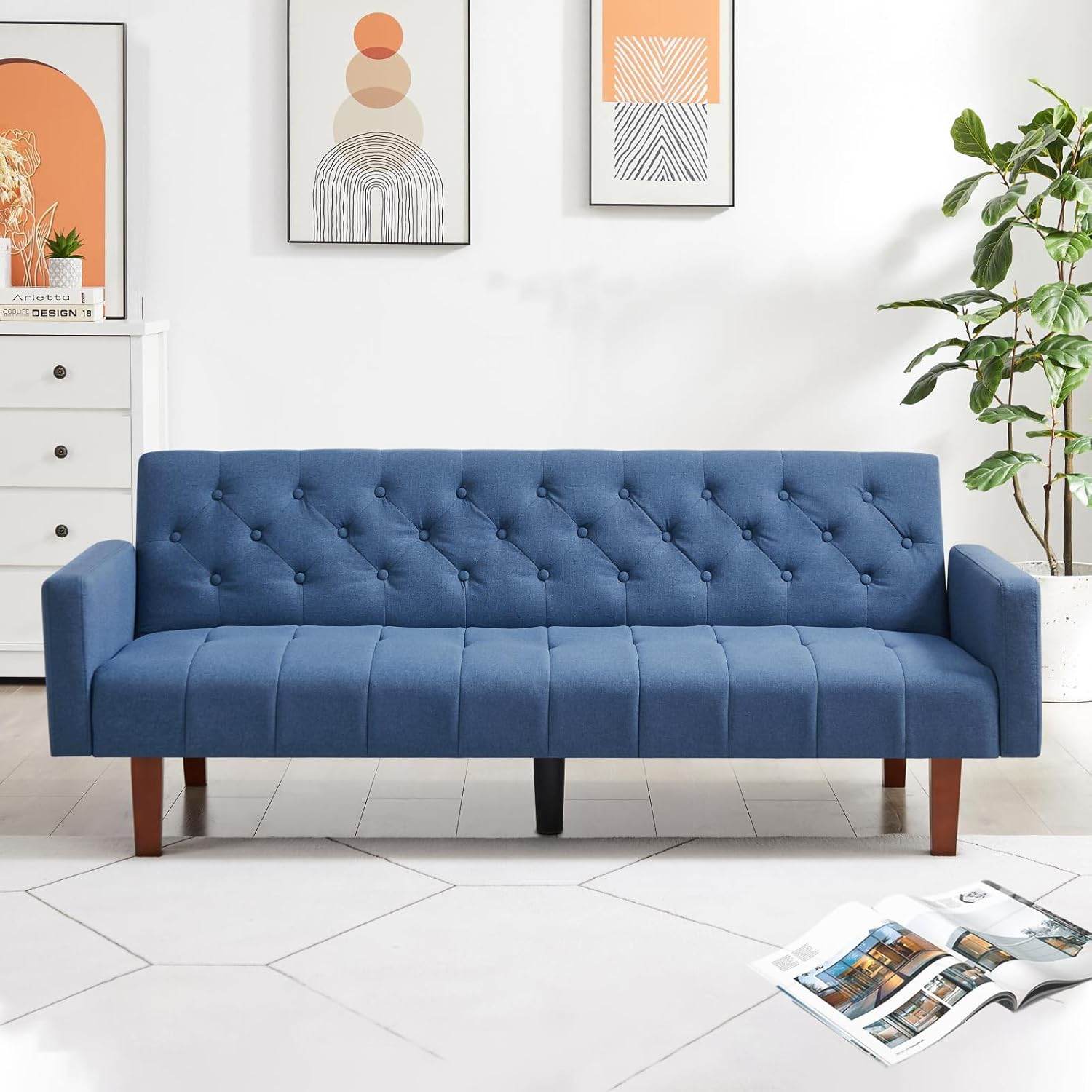 MyDepot 74.4 Inch Sofa Bed
Blue
SPMD-6002-BU