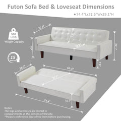 MyDepot Sofa Bed
Futon Sofa Bed & Loveseat Dimensions