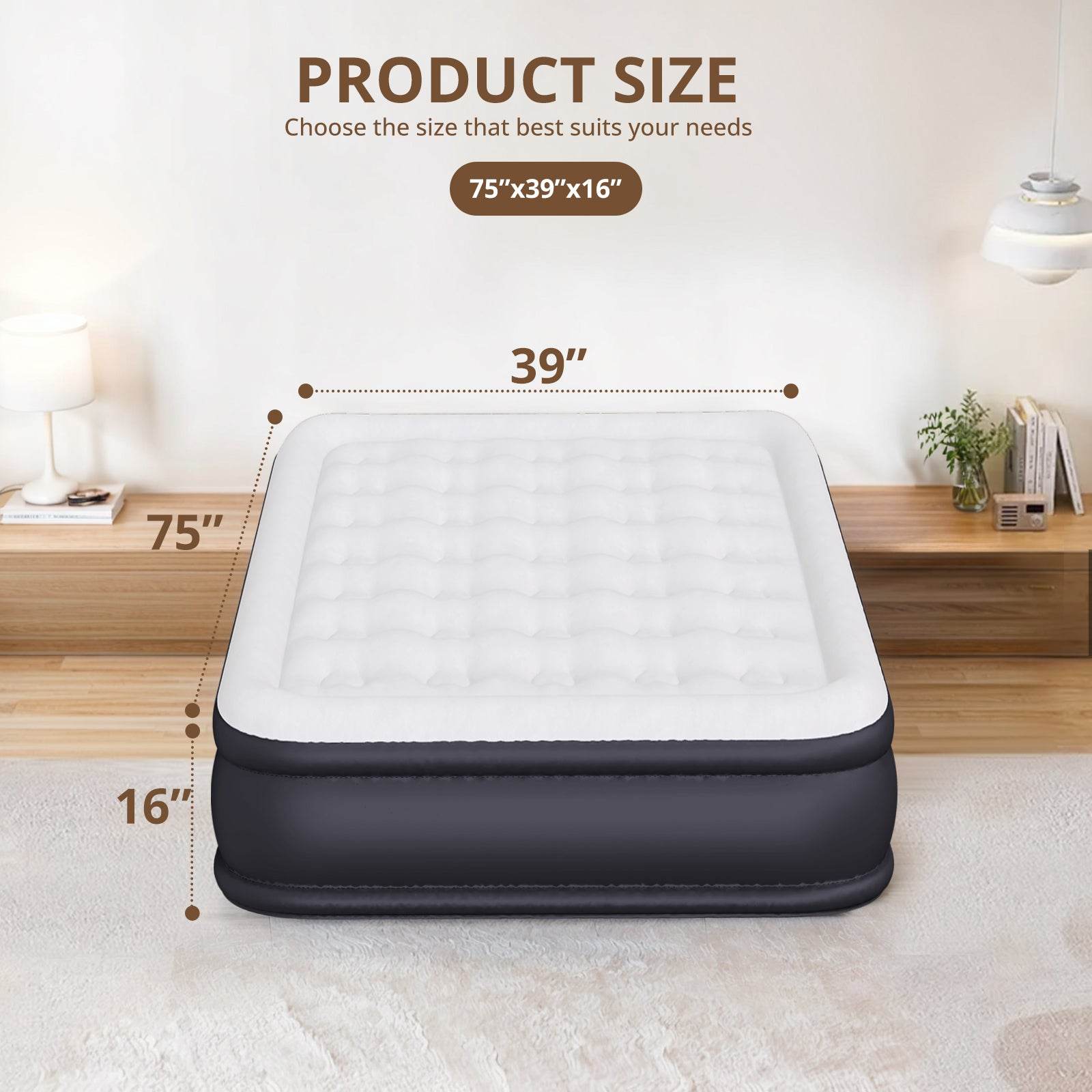 MyDepot Air Mattress
PRODUCT SIZE