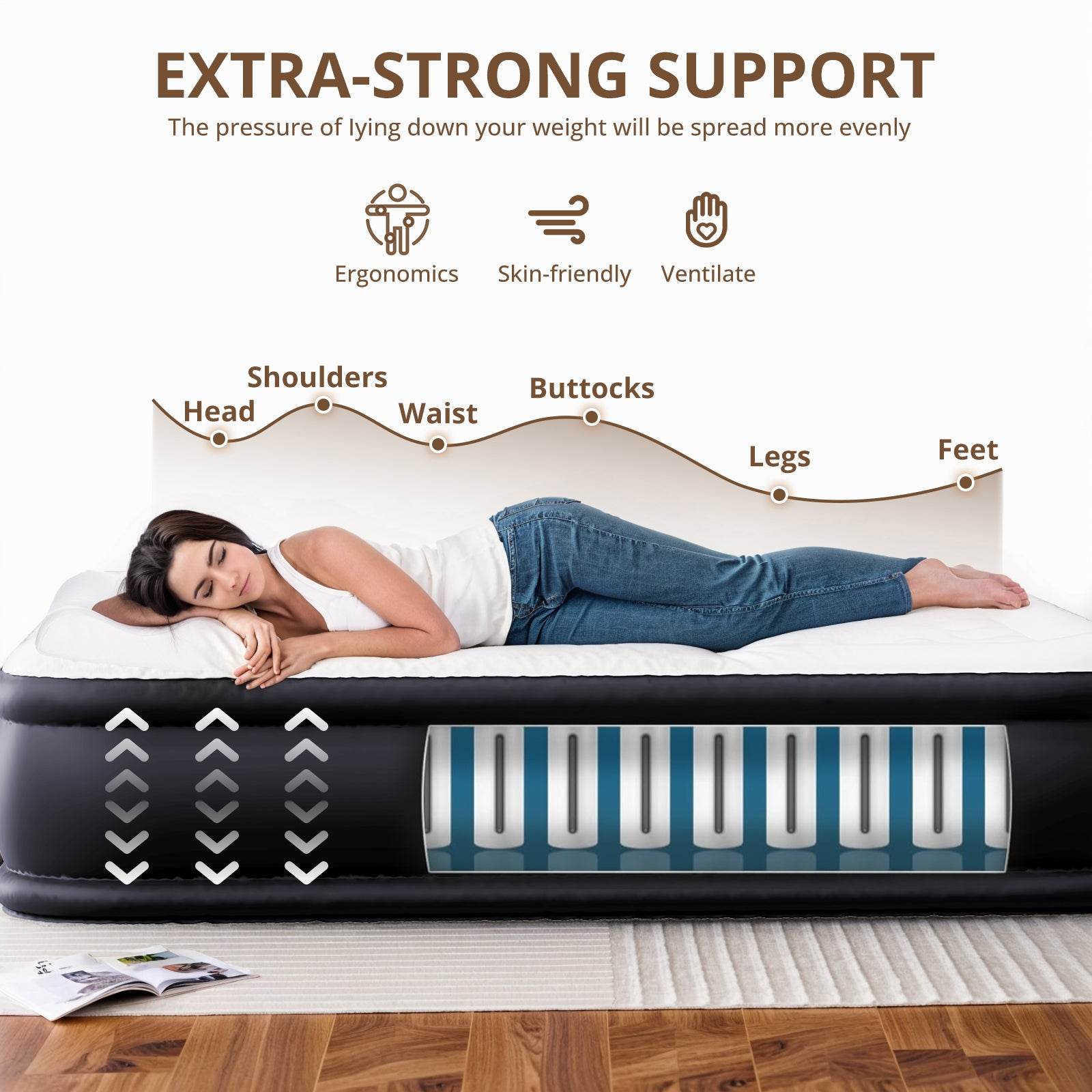 MyDepot Air Mattress
EXTRA-STRONG SUPPORT