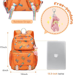 MyDepot Backpack for School Suitable Ages 6-8 Kids - My Depot