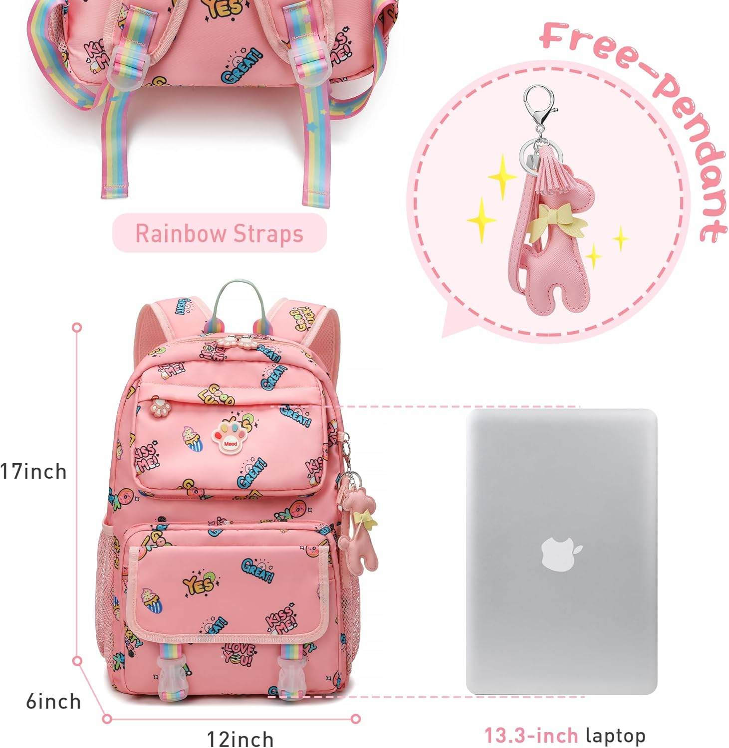 MyDepot Backpack for School Suitable Ages 6-8 Kids - My Depot