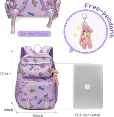 MyDepot Backpack for School Suitable Ages 6-8 Kids - My Depot