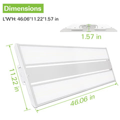 MyDepot Bay Lighting
Dimensions
L*W*H: 46.06*11.22*1.57 in
