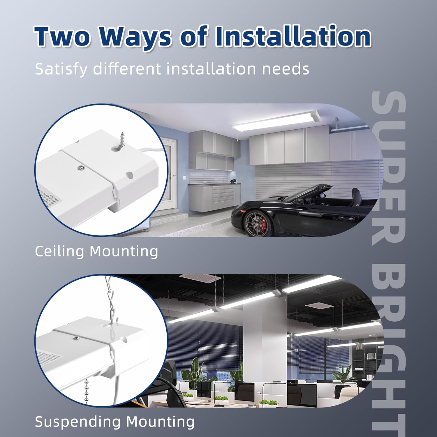 MyDepot Bay Lighting
Two Ways of Installation