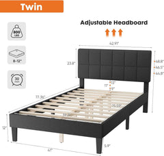 MyDepot Bed Frame
Twin
Adjustable Headboard