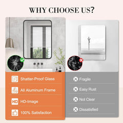 MyDepot Black Bathroom Vanity Mirror
WHY CHOOSE US?