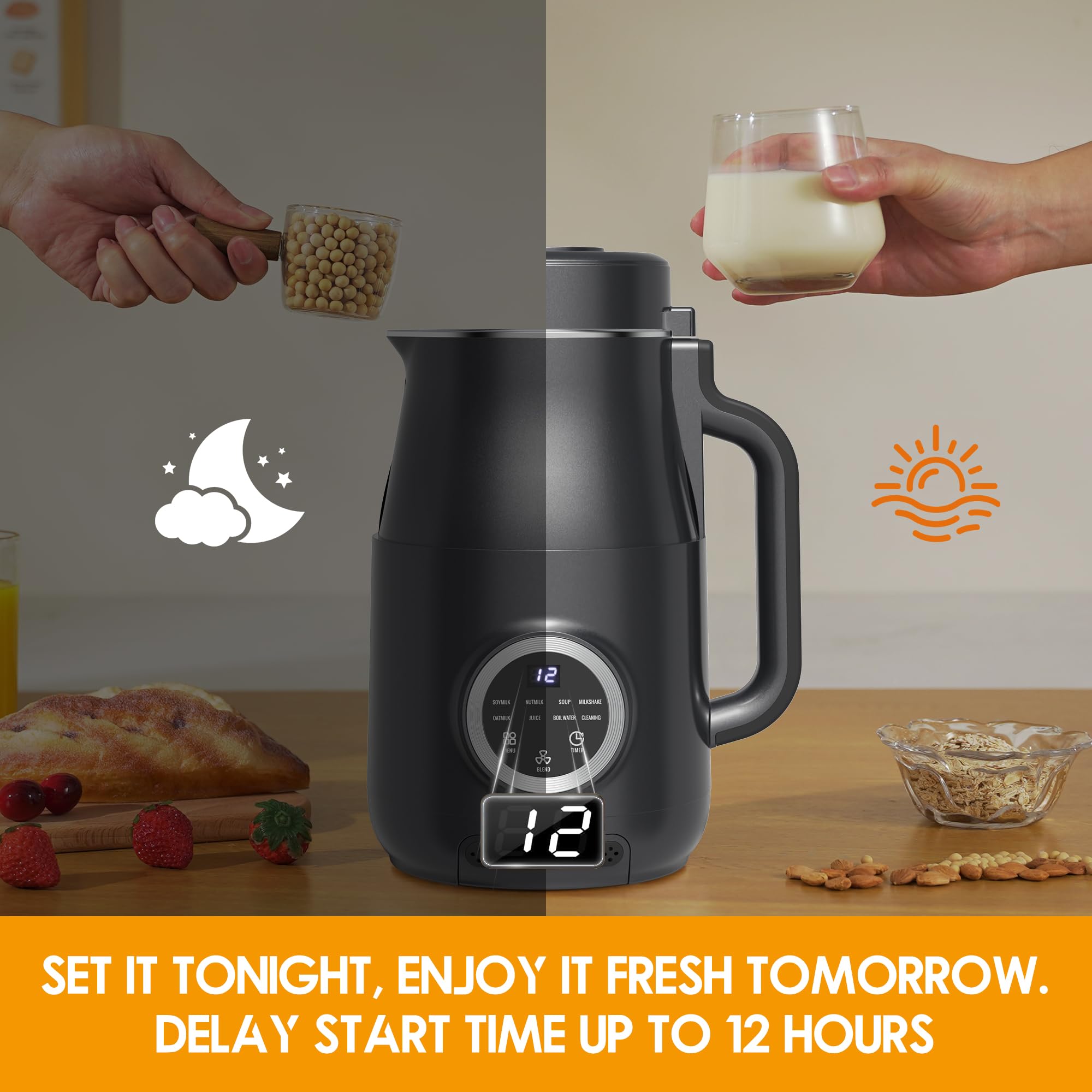 MyDepot Blender
SET IT TONIGHT, ENJOY IT FRESH TOMORROW.
DELAY START TIME UP TO 12 HOURS