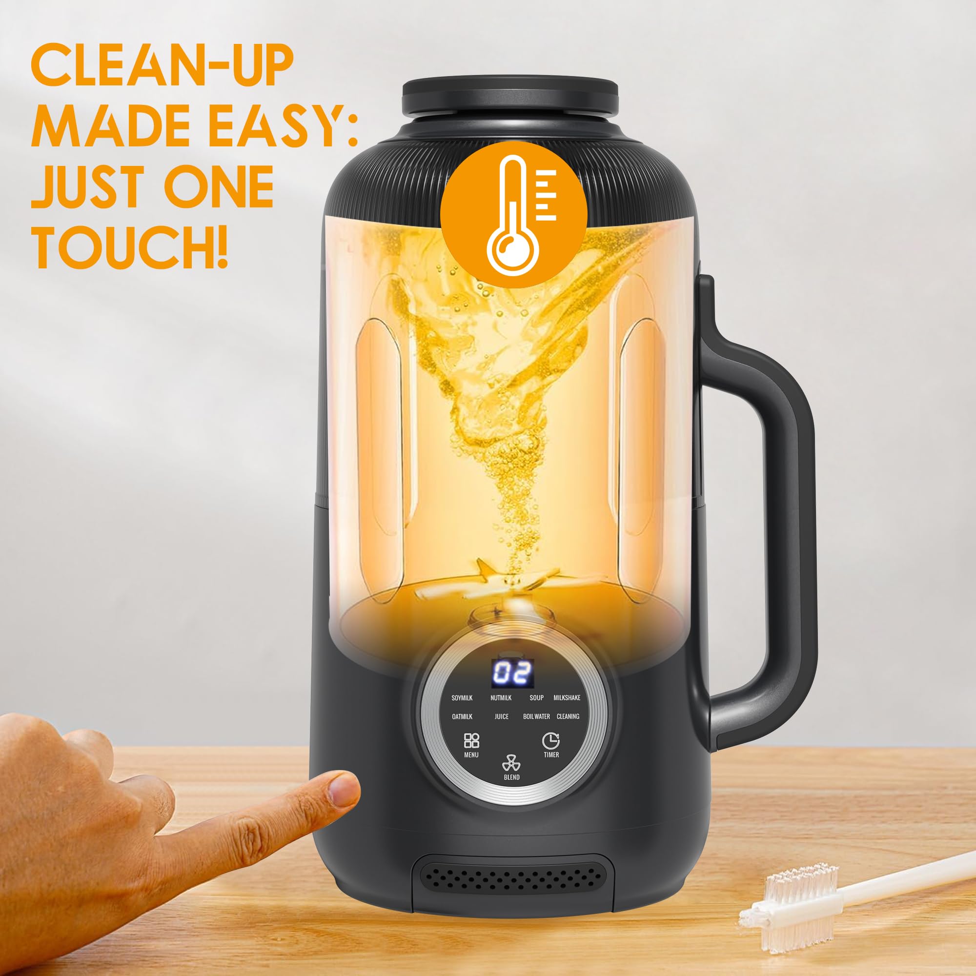MyDepot Blender
CLEAN-UP
MADE EASY:
JUST ONE
TOUCH!