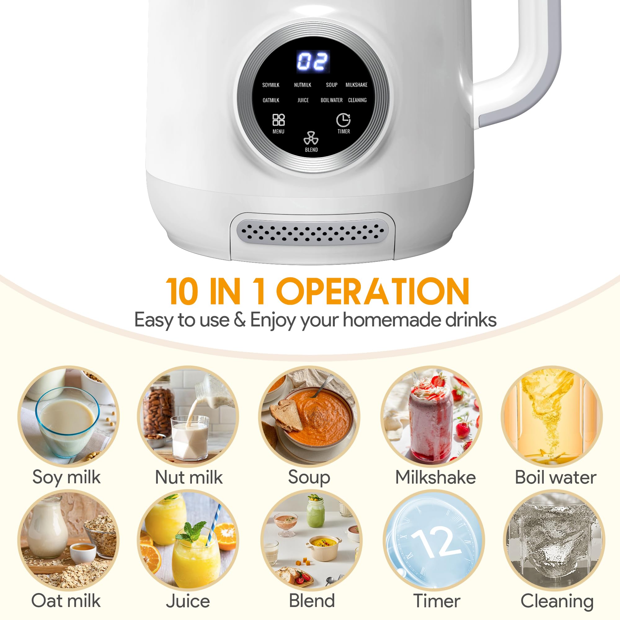 MyDepot Blender
10 IN 1 OPERATION