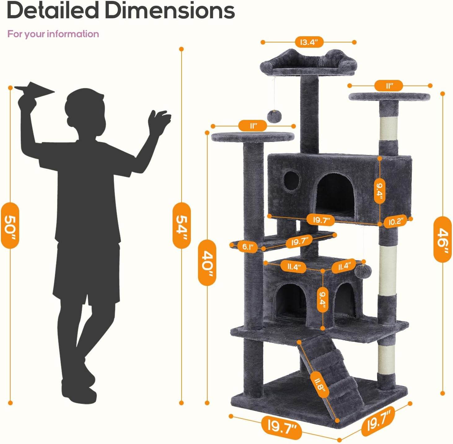 MyDepot Cat Climbing
Detailed Dimensions