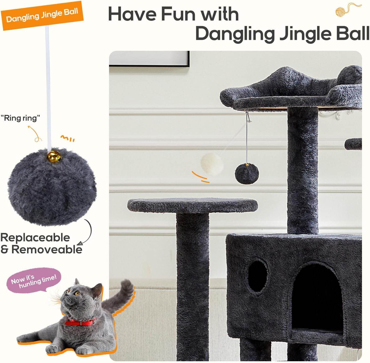 MyDepot Cat Climbing
Have Fun withDangling Jingle Ball