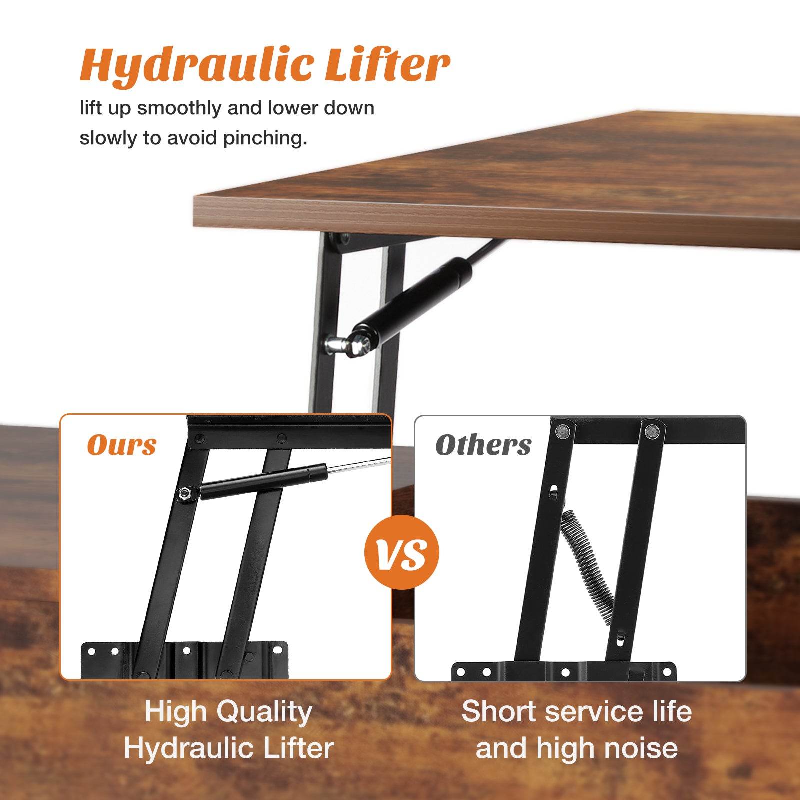 MyDepot Coffee Table
Hydraulic lifter