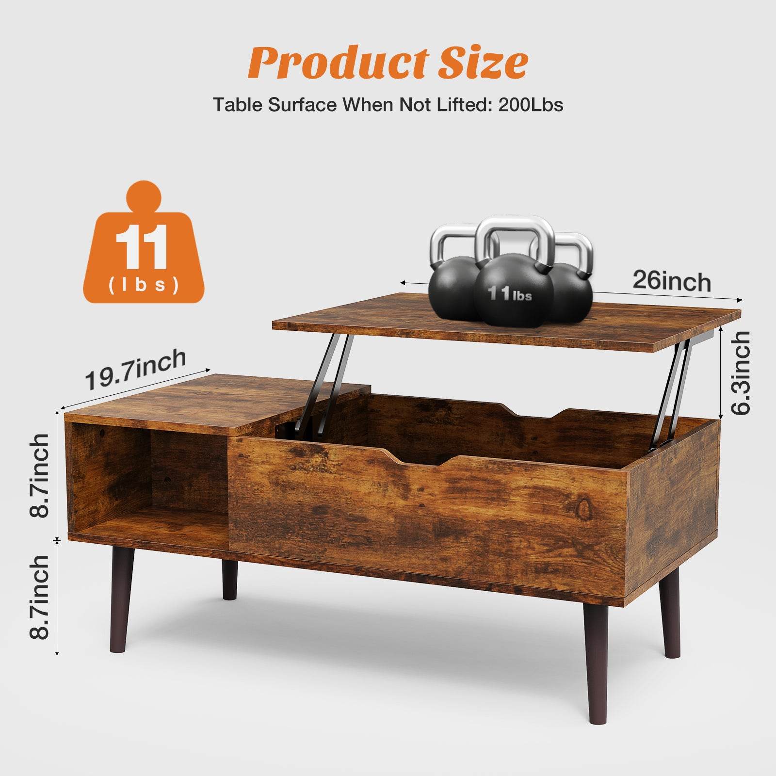MyDepot Coffee Table
Product Size