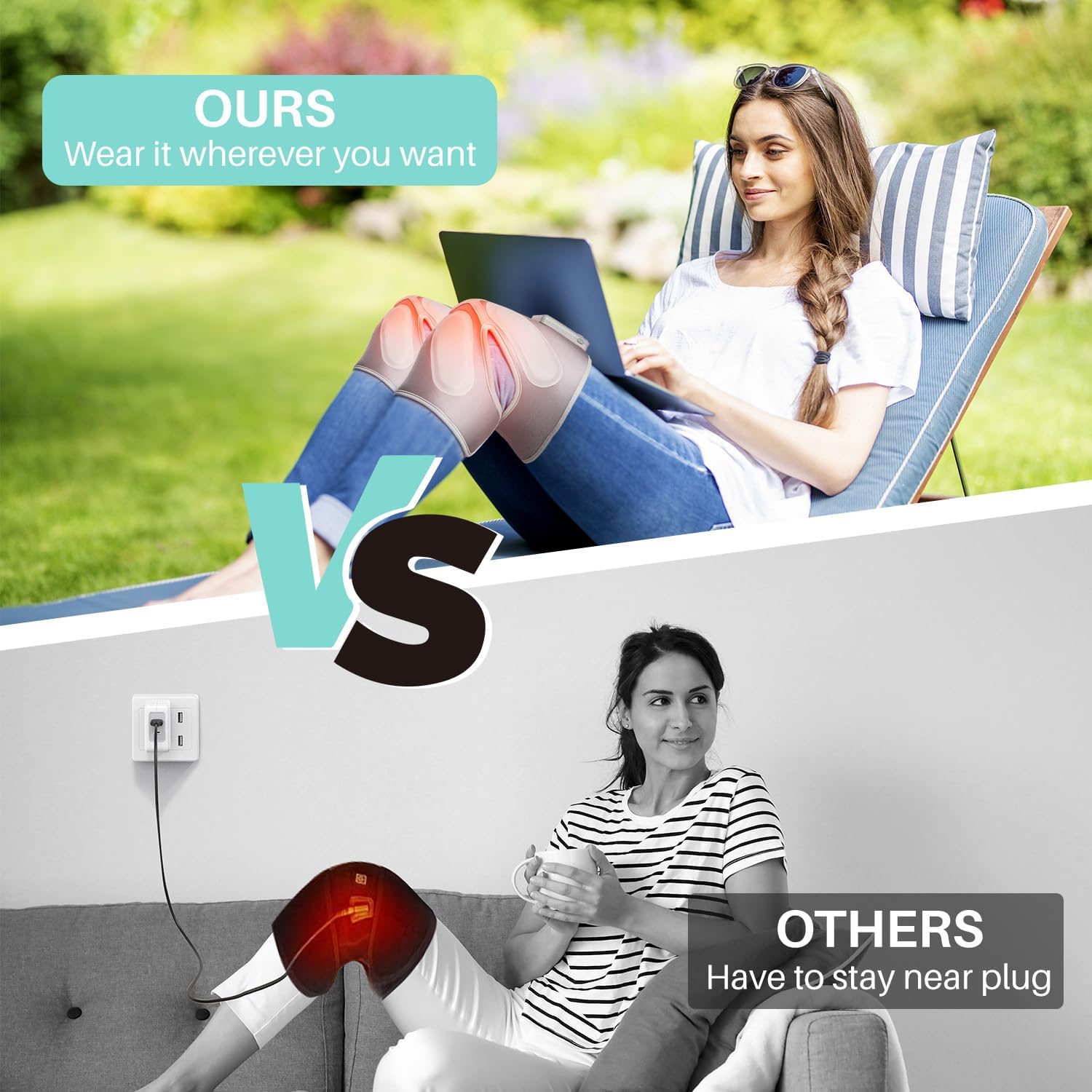 MyDepot Cordless Knee Massager
OURS
Wear it wherever you want