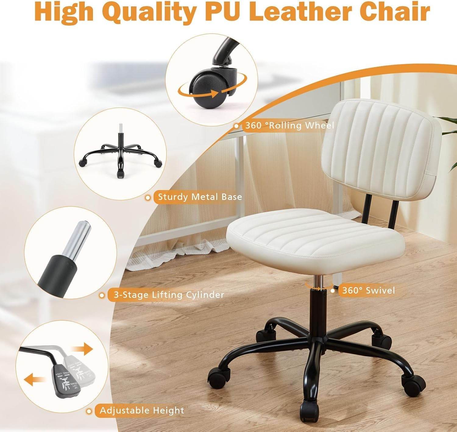 MyDepot Desk Chair 
High Quality Pu Leather chair