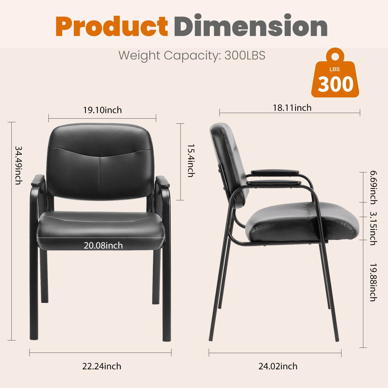 MyDepot Desk Chairs 1 Pack
Product Dimension