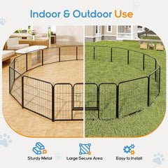 MyDepot Dog Playpen Suitable
Indoor & Outdoor Use