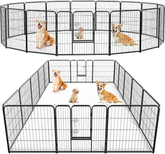 MyDepot Dog Playpen Suitable for Yards, Camping, RVs, Indoor/Outdoor Small/Medium/Large Pet Exercise Fences - My Depot