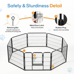 MyDepot Dog Playpen Suitable
Safety & Sturdiness Detail