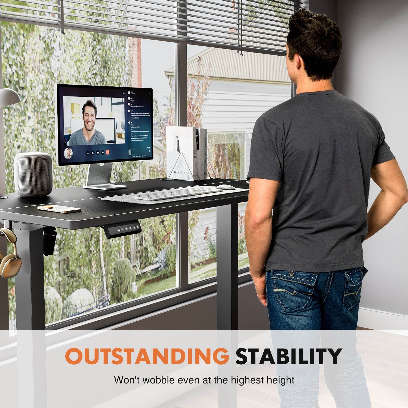 MyDepot Electric Standing Desk
OUTSTANDING STABILITY