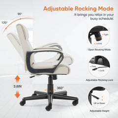 MyDepot Executive Swivel Task Chair -
Adjustable Rocking Mode