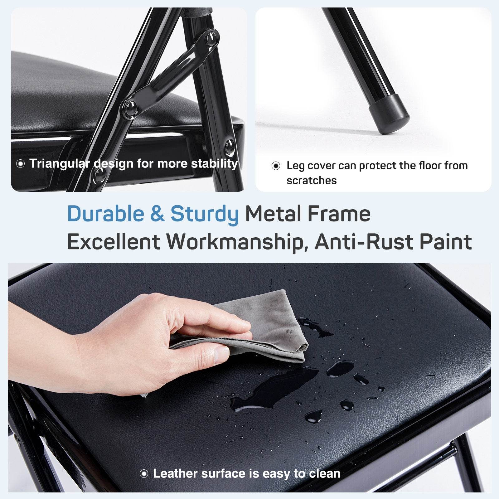 MyDepot Folding Chair
Durable & Sturdy Metal FrameExcellent Workmanship, Anti-Rust Paint