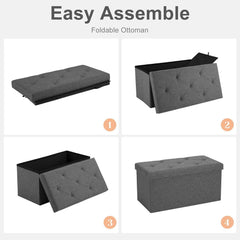 MyDepot Folding Storage Ottoman Bench
Easy Assemble