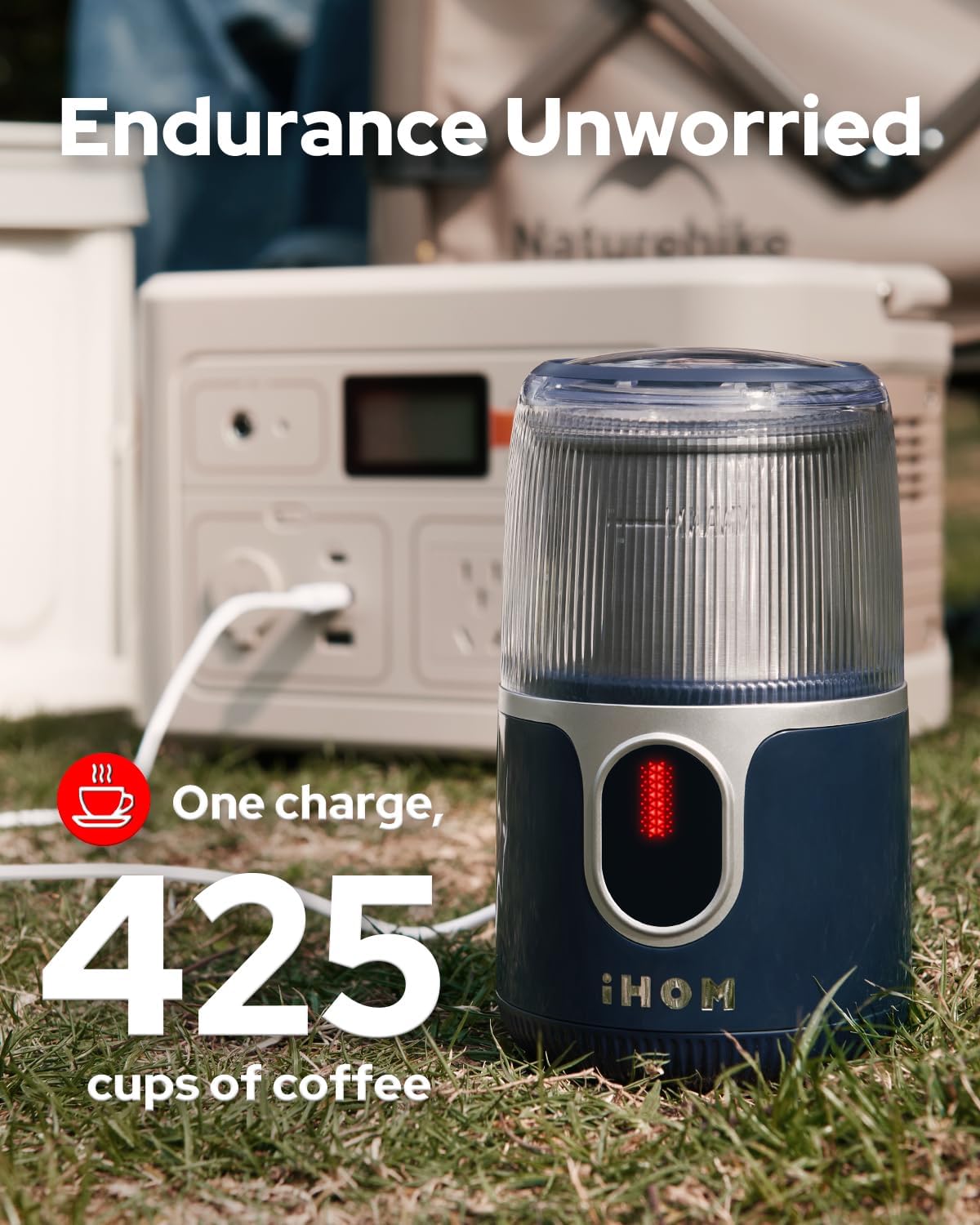 MyDepot Cordless Coffee Grinder
Endurance Unworried