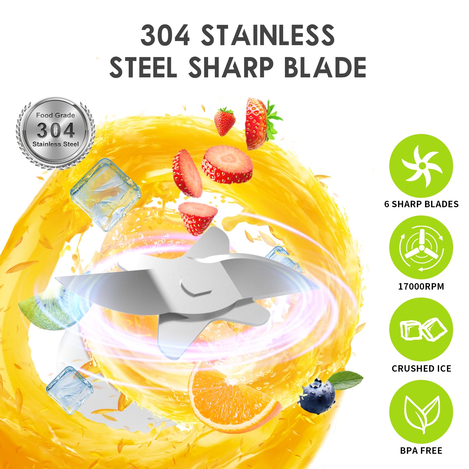 MyDepot Juicer Machines
304 STAINLESS
STEEL SHARP BLADE