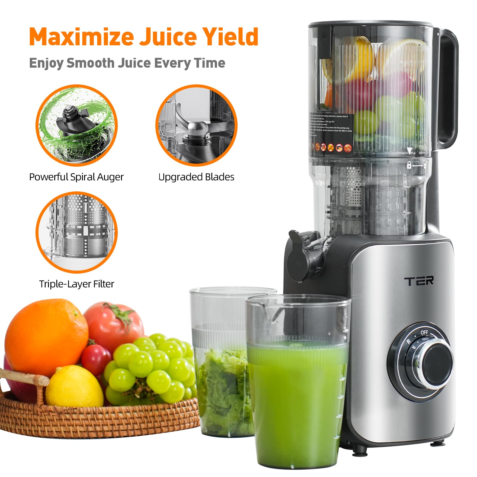 MyDepot Juicer Machines
Maximize Juice Yield