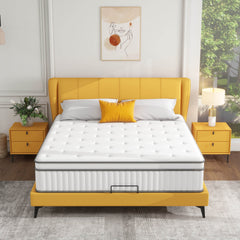 MyDepot Mattress Foam and Spring Blend Medium Firm for Long-Lasting Support - My Depot