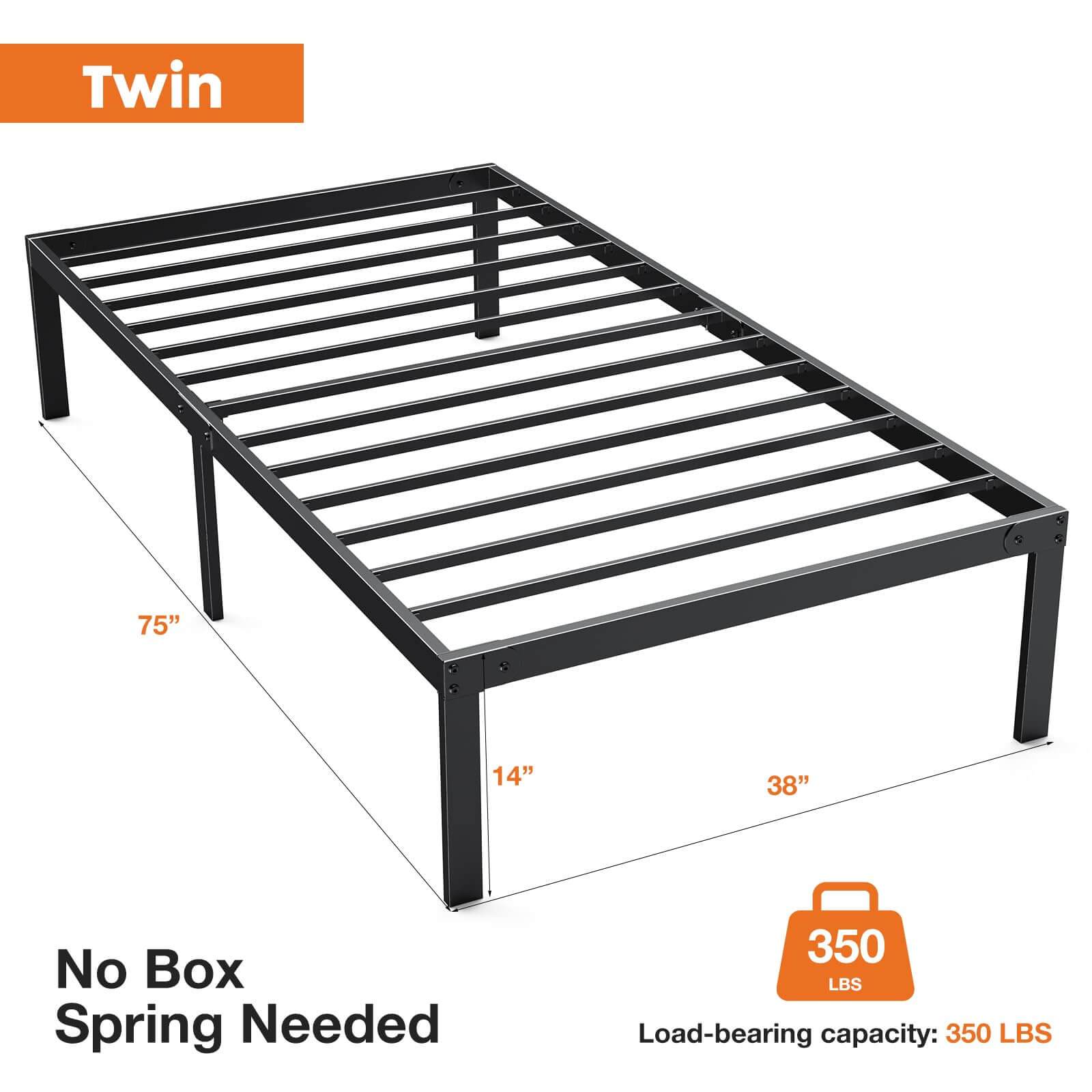 MyDepot Metal Bed Frame
No BoXSpring Needed