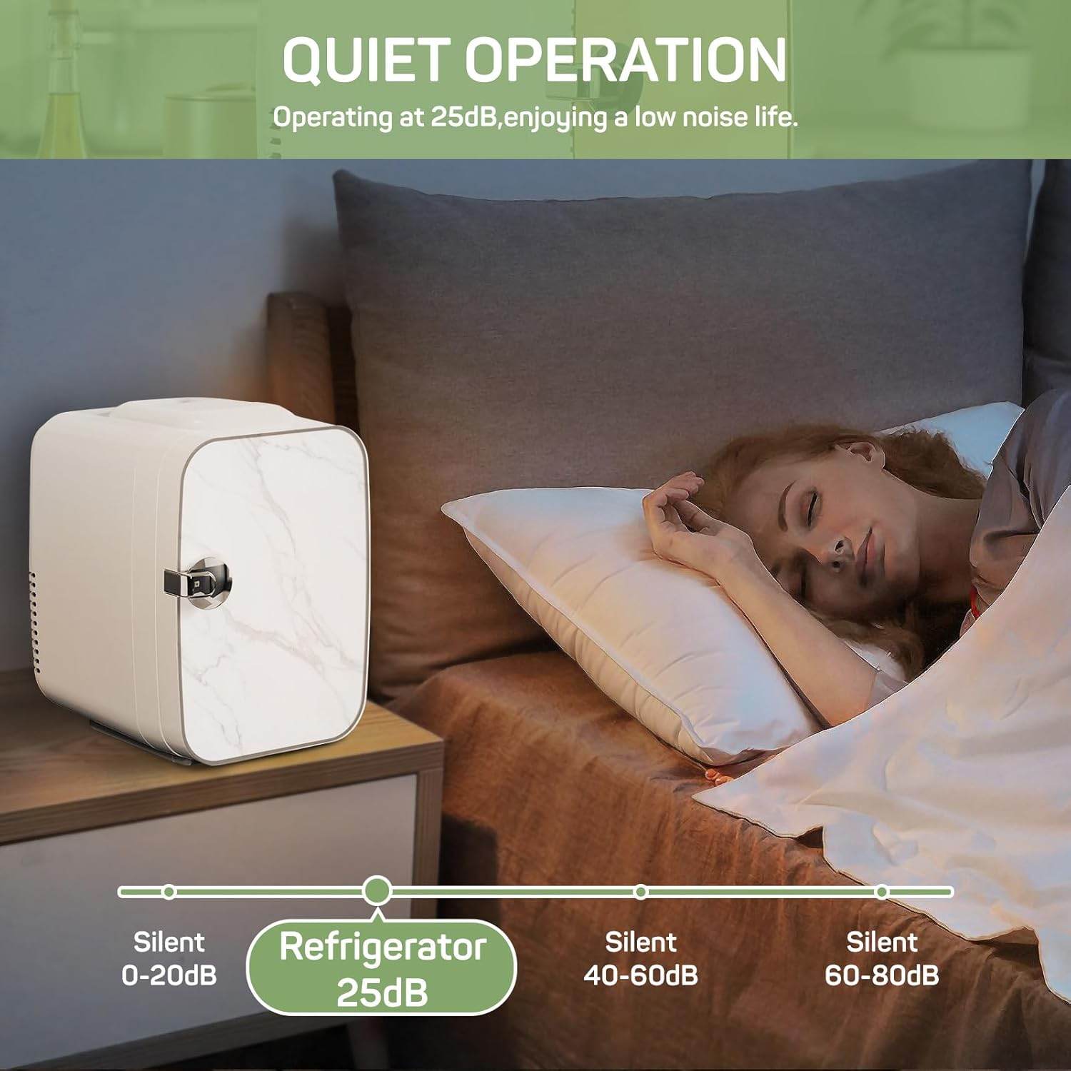 MyDepot Mini Fridge Compact
QUIET OPERATION