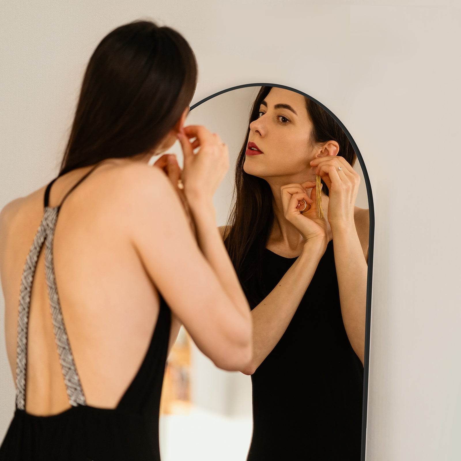 MyDepot Arched Full Length Standing Body Mirror - My Depot