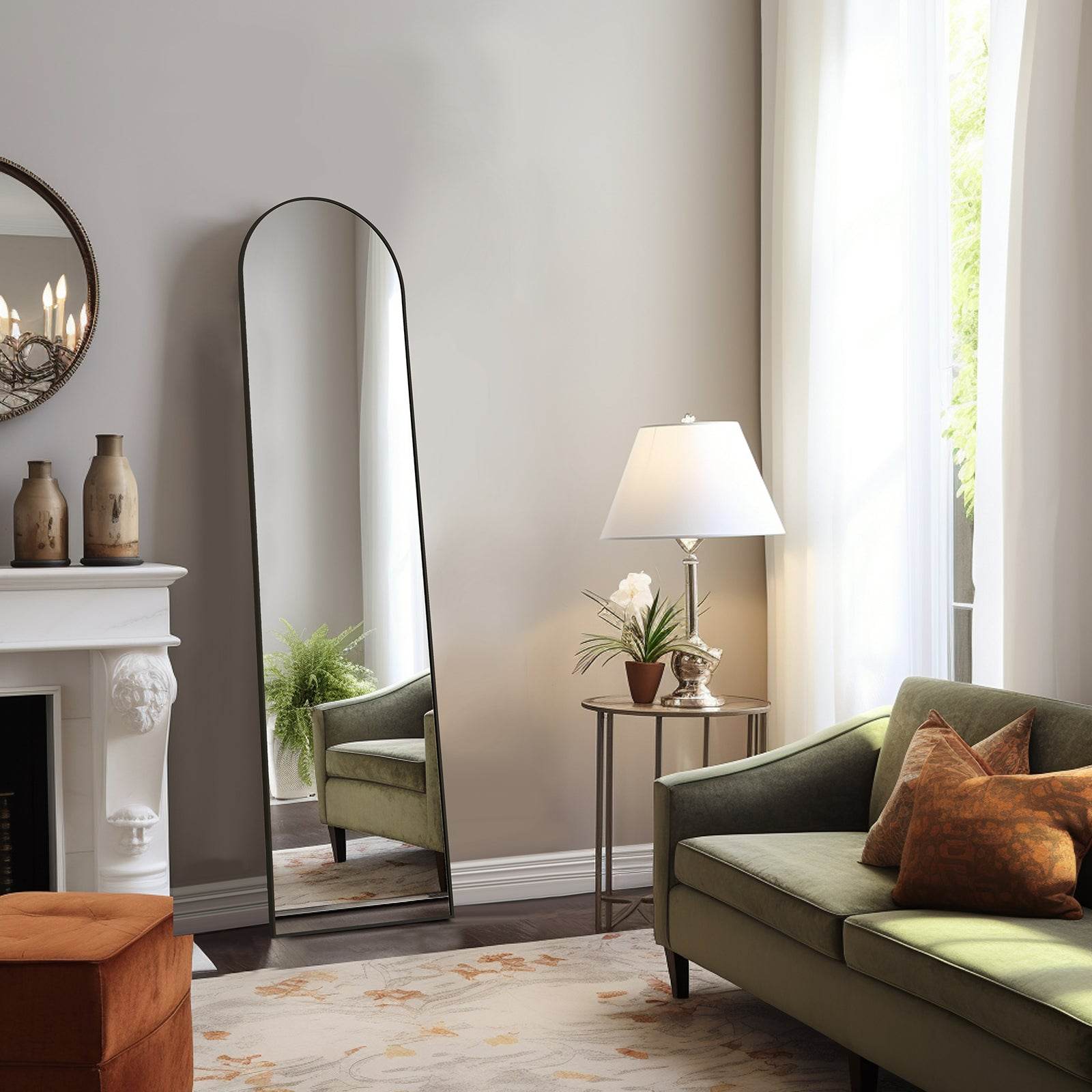 MyDepot Arched Full Length Standing Body Mirror - My Depot
