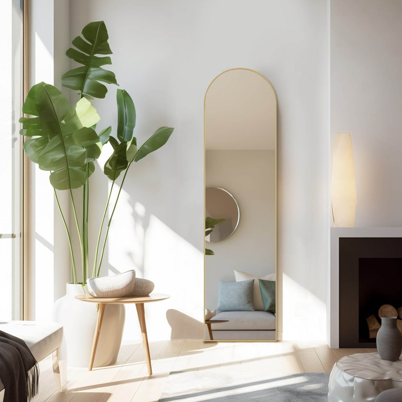 MyDepot Arched Full Length Standing Body Mirror - My Depot