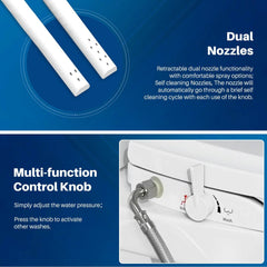 MyDepot Non-Electric Bidet Toilet Seat 
Product Dimensions