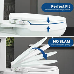 MyDepot Non-Electric Bidet Toilet Seat 
Perfect Fit
NO SLAM