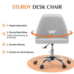 MyDepot Office Armless Desk Chair -
STURDY DESK CHAIR