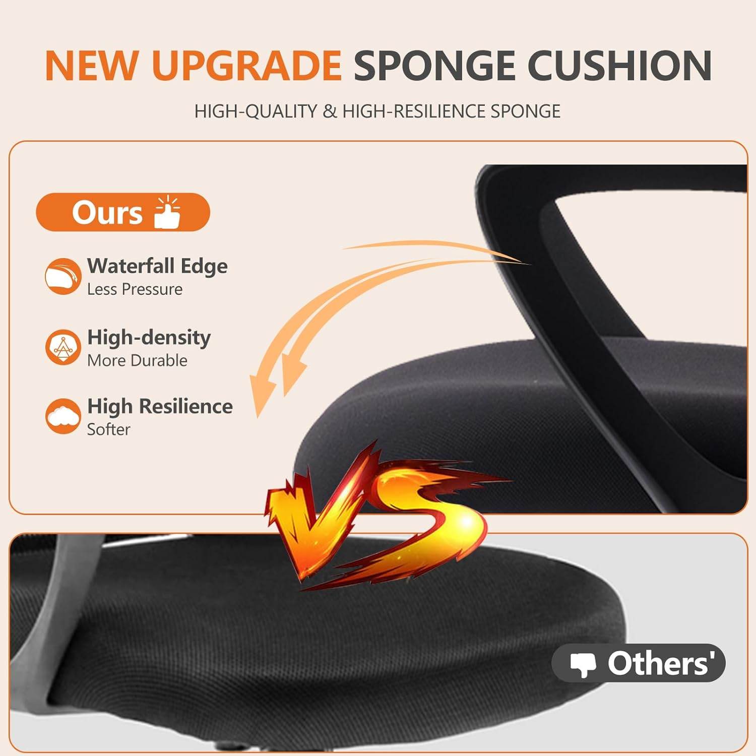 MyDepot Office Desk Chair
NEW UPGRADE SPONGECUSHION