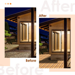 My Depot Outdoor Decking 12 in. W x 12 in. L Square Patio Natural Color Wood Interlocking Flooring Deck Tiles Straight Pattern - My Depot