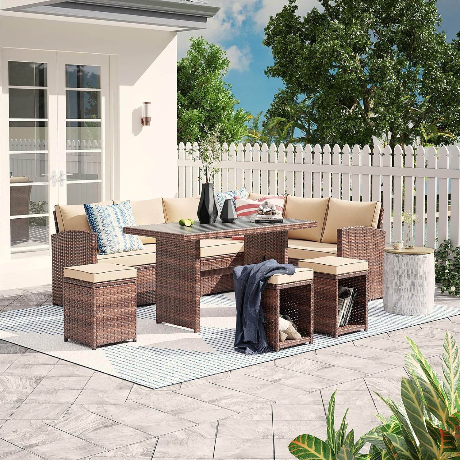My Depot Outdoor Rattan Sofa 7-Piece Set
Beige
SPMD-0LJOV14