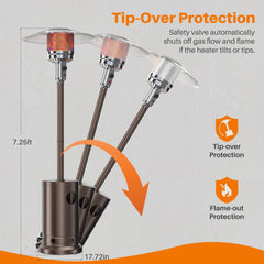 MyDepot Propane Heater
Tip-Over Protection