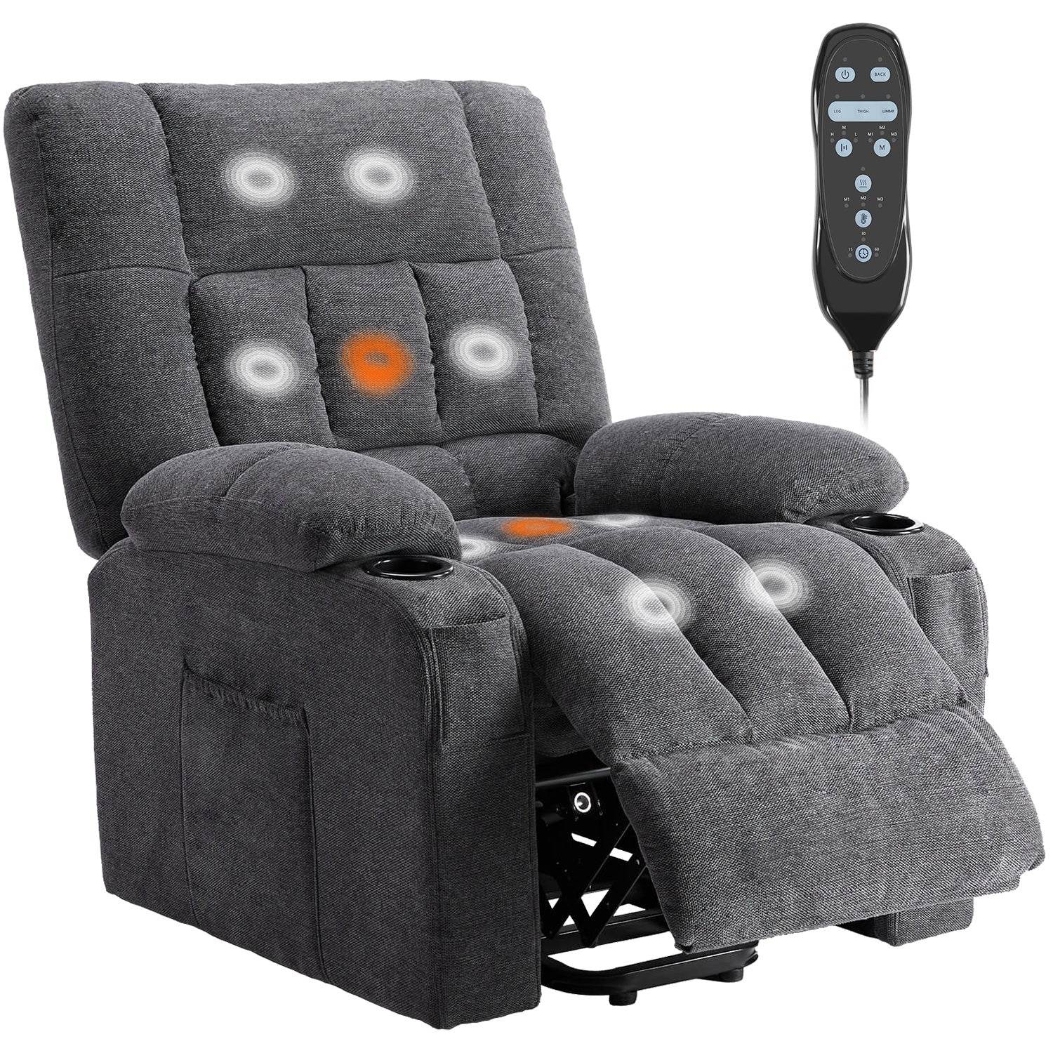 MyDepot Recliner Vibration Massage
Gray