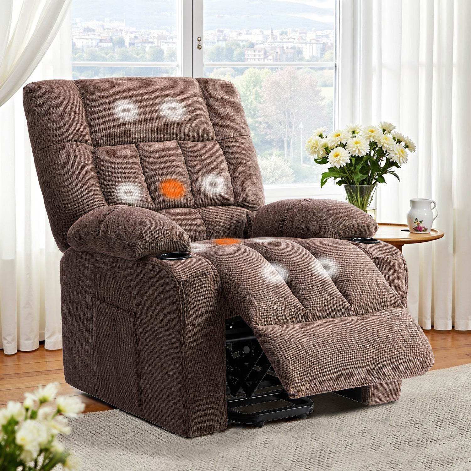 MyDepot Recliner Vibration Massage
Brown
