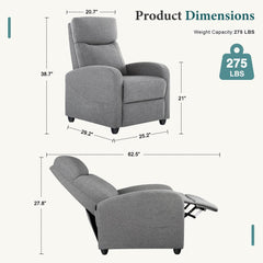 Mydepot Reclining Chair
Product Dimensions
Weight Capacity:275 LBS
