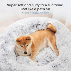 MyDepot Round Pet Bed
super soft and fluffy faux fur fabric,Soft like a pet's fur