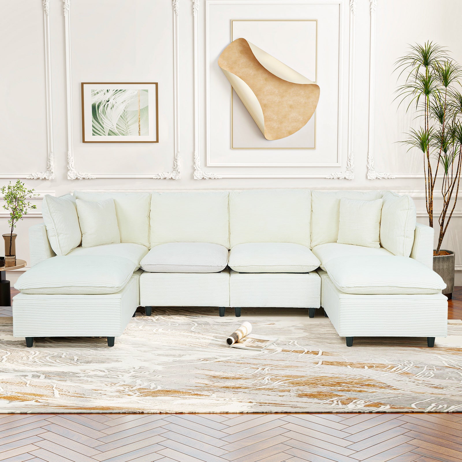 MyDepot Sectional Sofa
Beige
SPMD-2163BG-4-1-1